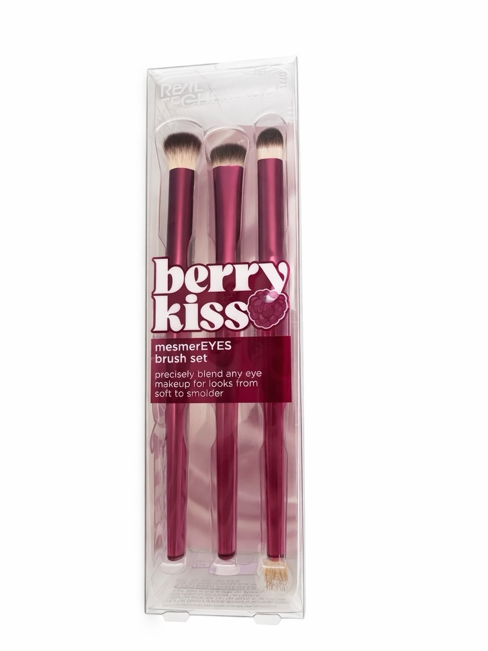 Real Techniques Berry Kiss MesmerEYES Brush Set Limited Edition New in Box